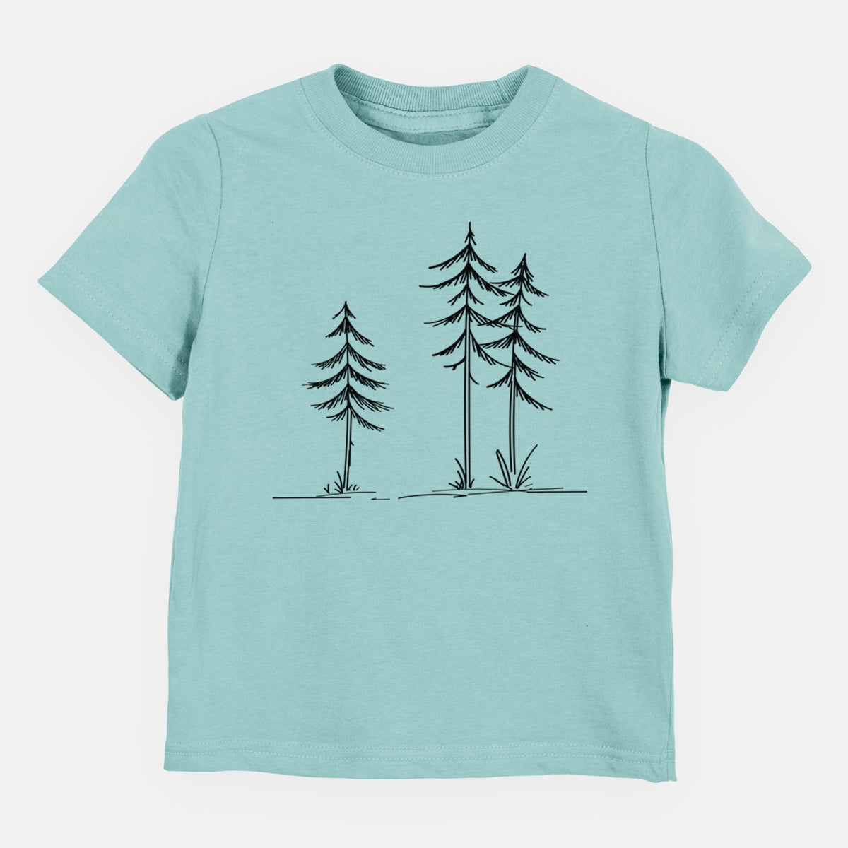 Three Pines - Toddler/Youth Shirt in Saltwater