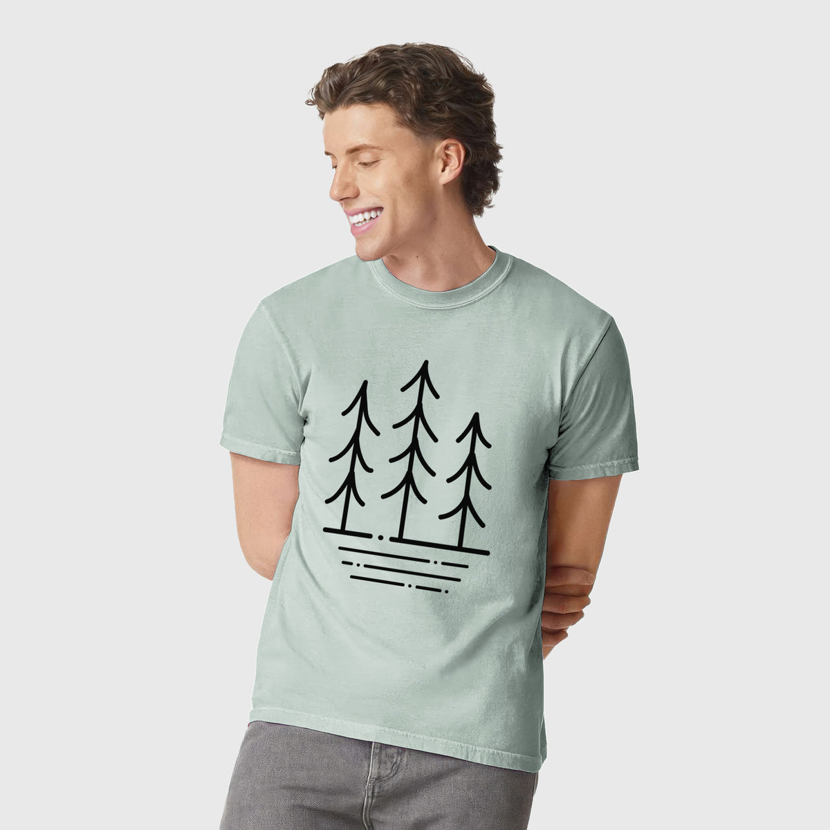 Three Trees - Unisex Comfort Colors Garment-Dyed Heavyweight T-shirt