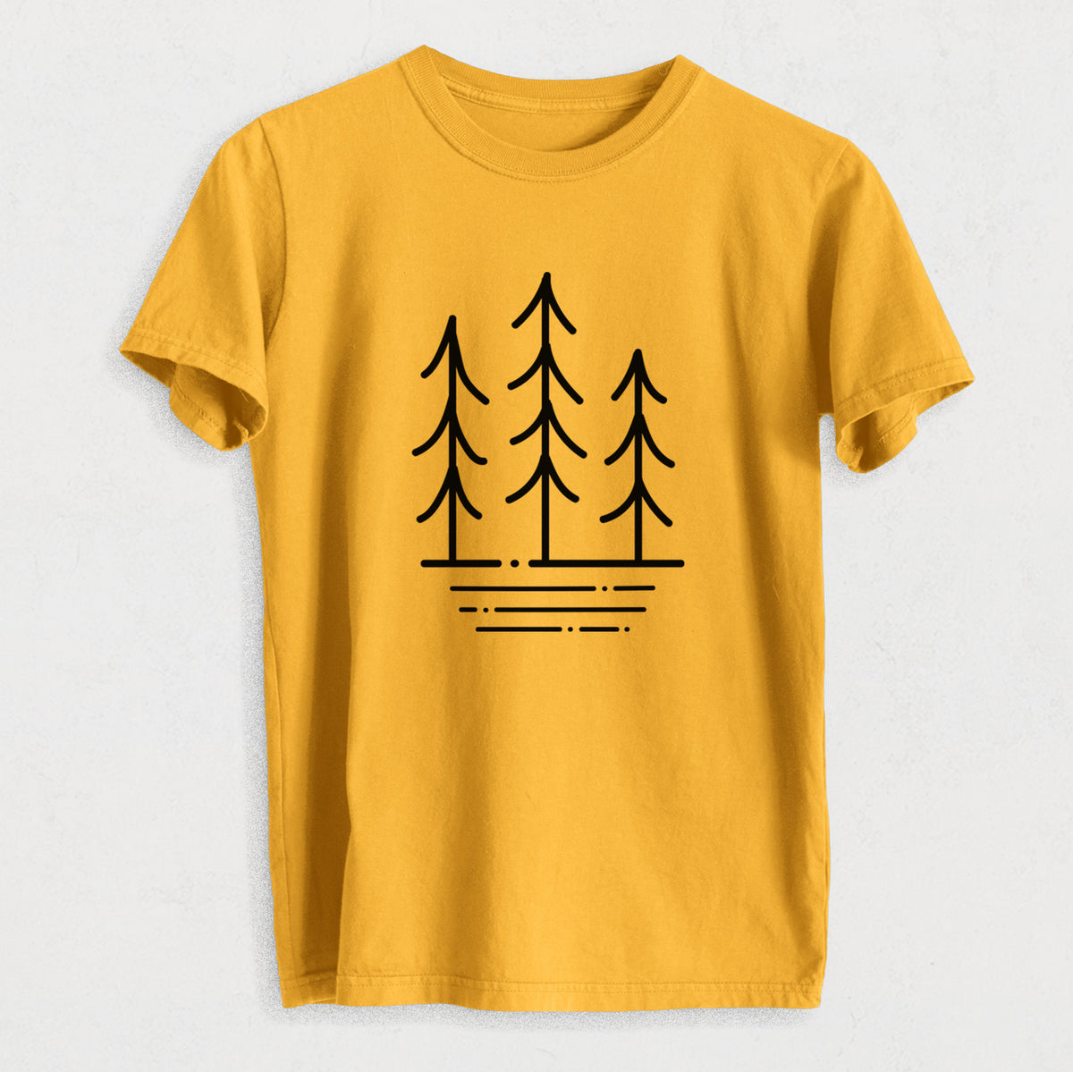 Three Trees - Heavyweight Men&#39;s 100% Organic Cotton Tee