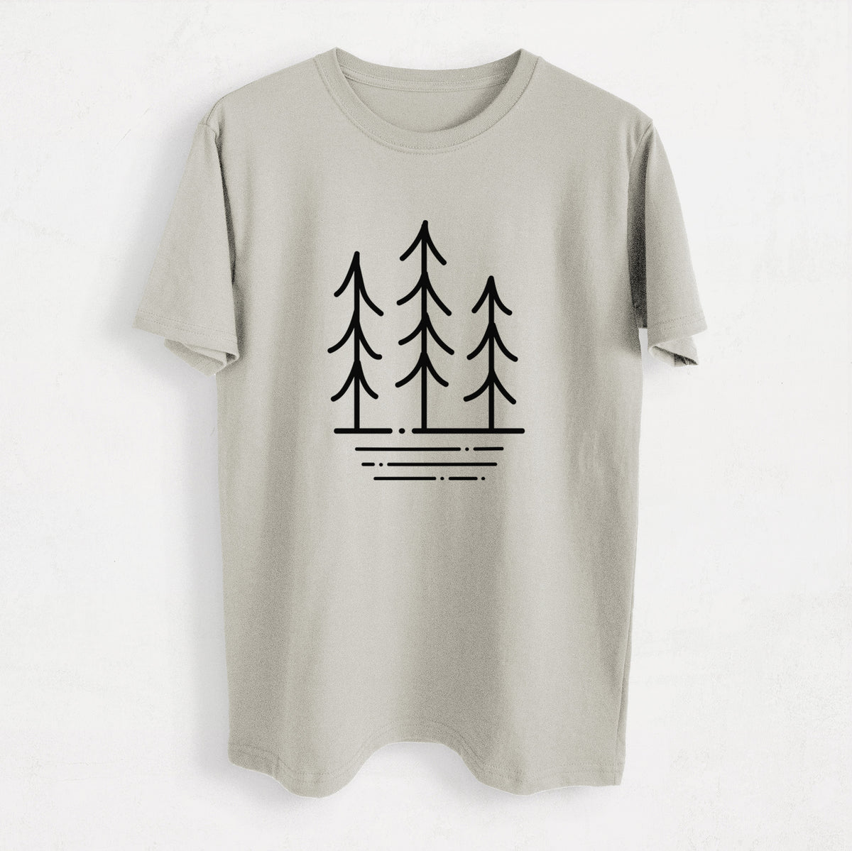 Three Trees - Heavyweight Men&#39;s 100% Organic Cotton Tee