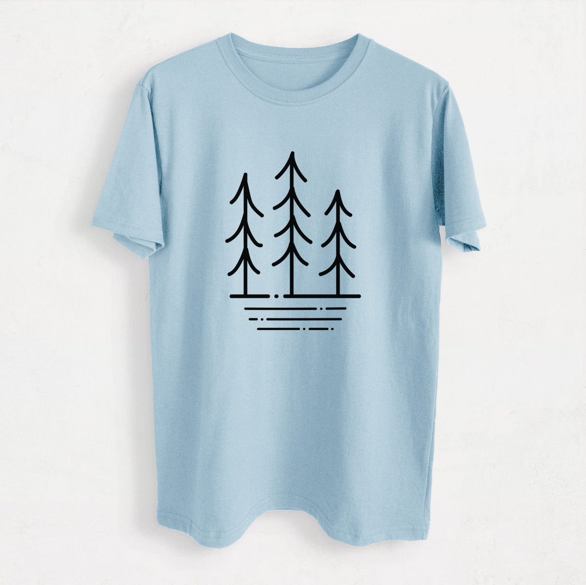 Three Trees - Heavyweight Men&#39;s 100% Organic Cotton Tee