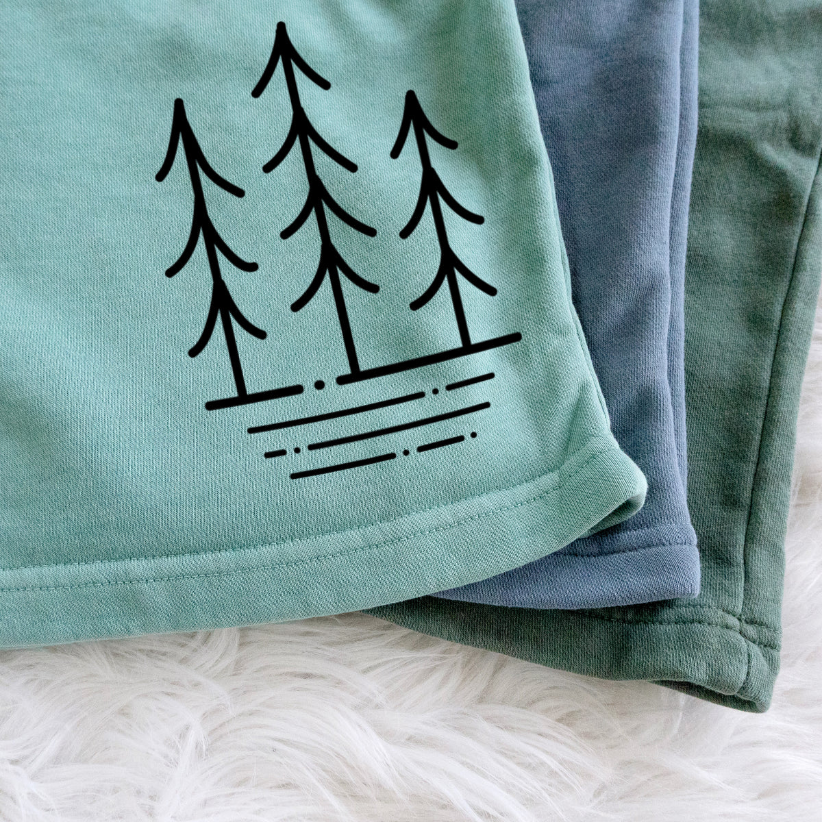 Three Trees - Unisex Pigment Dyed Shorts