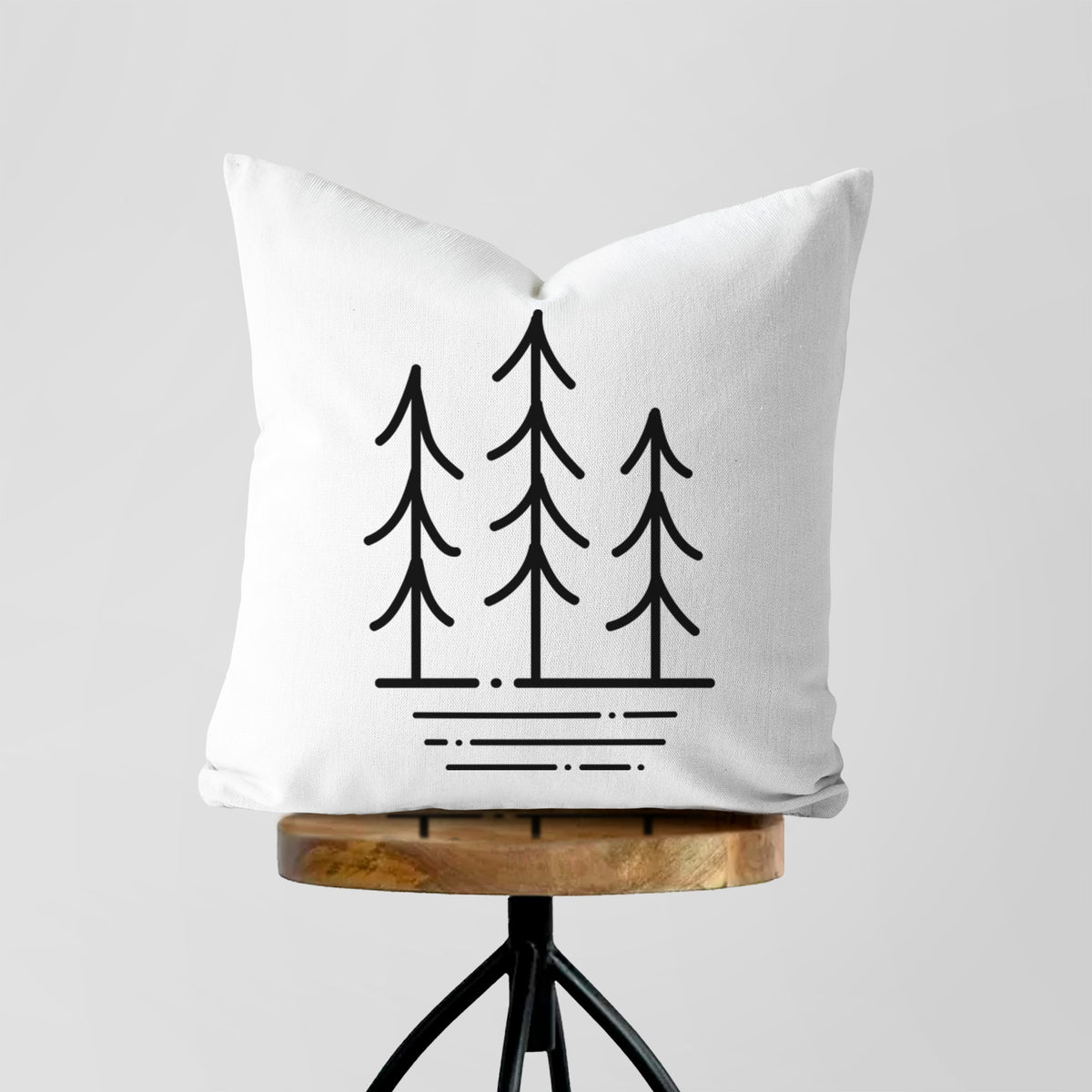 Three Trees - Throw Pillow Cover
