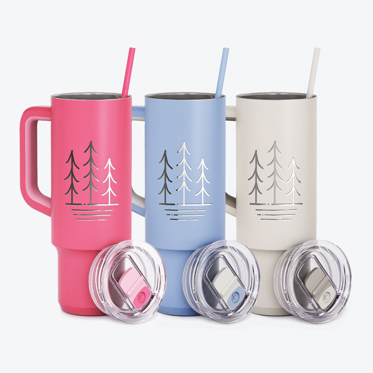 Three Trees - 40oz Skinny Recharge Tumbler