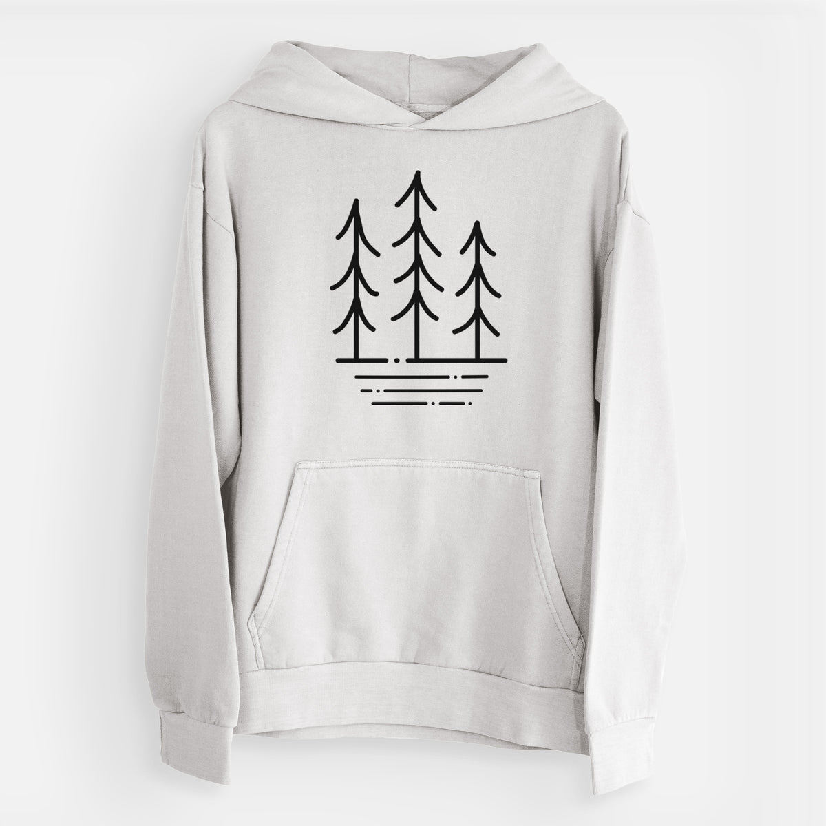 Three Trees  - Urban Heavyweight Hoodie