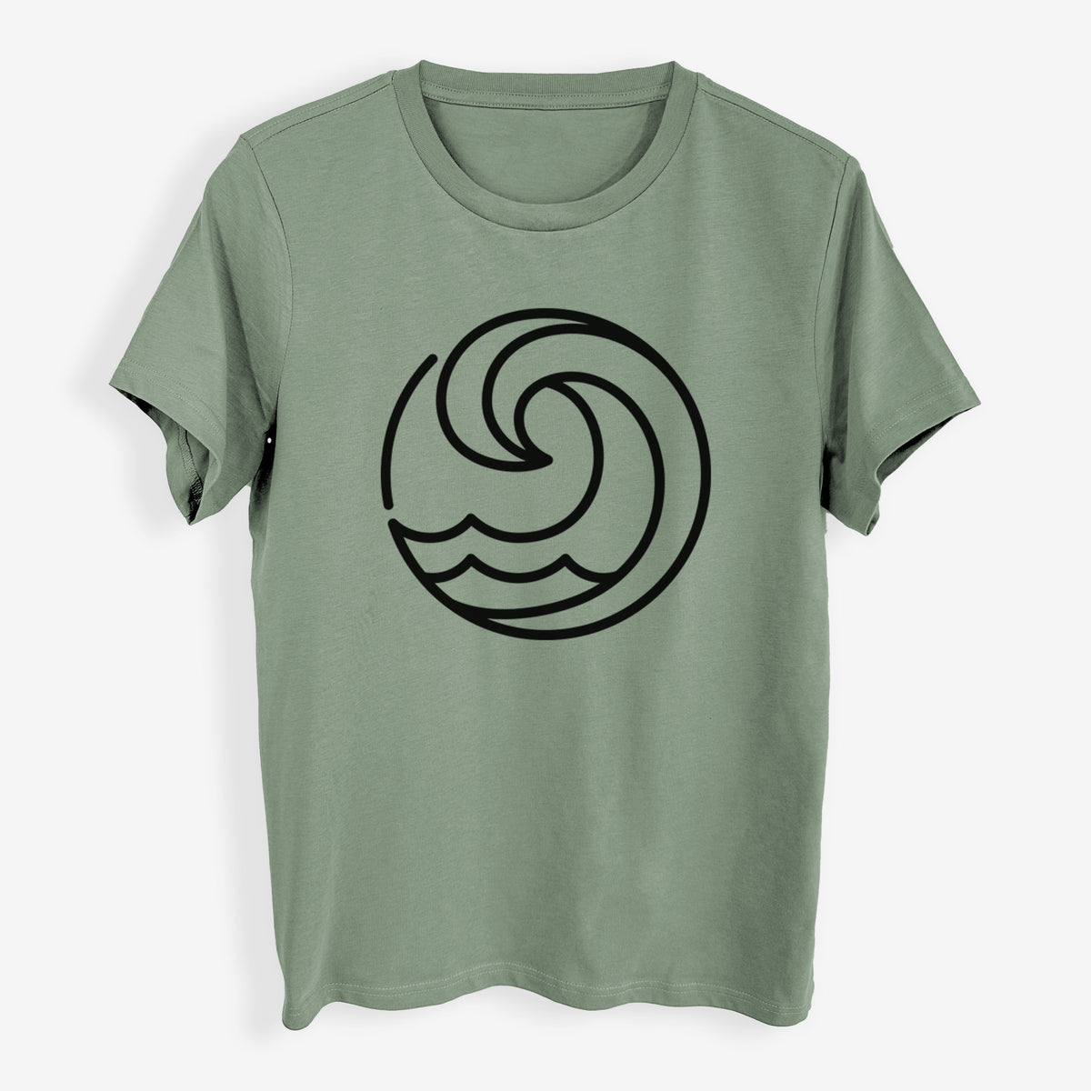 Tidal Wave Circle - Womens Everyday Maple Tee