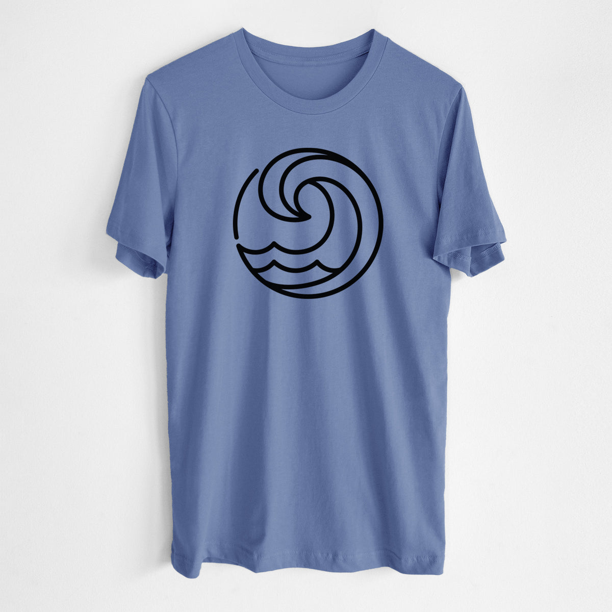 Tidal Wave Circle - Lightweight 100% Cotton Unisex Crewneck