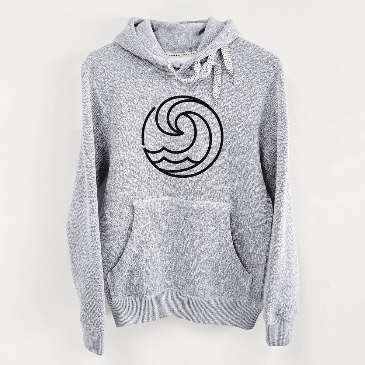 Tidal Wave Circle - Knit Hoodie