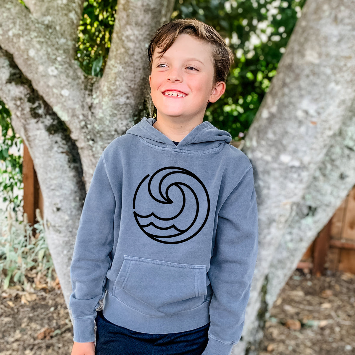 Sea Green Because Tees Youth Hoodie