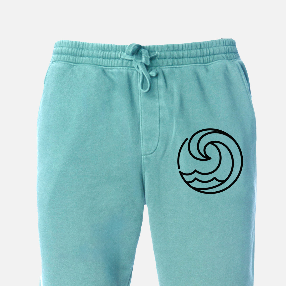 Tidal Wave Circle - Unisex Pigment Dyed Sweatpants