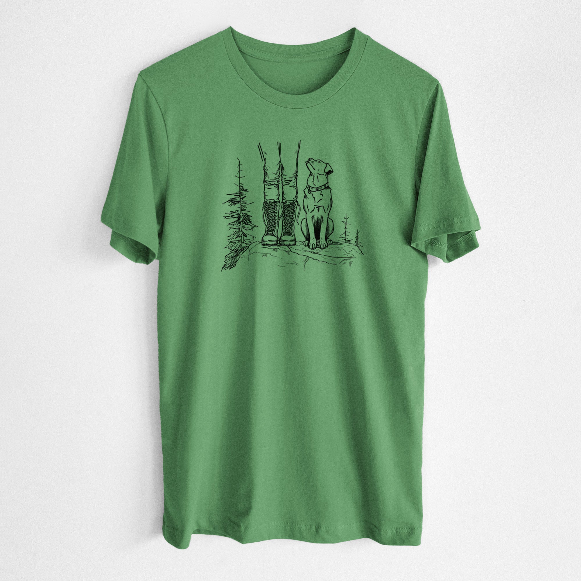 Trail Companions - Hiking with Dogs - Lightweight 100% Cotton Unisex Crewneck