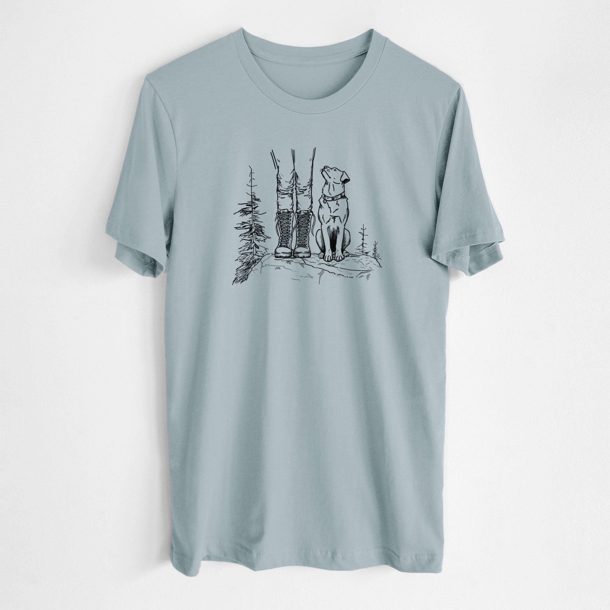 Trail Companions - Hiking with Dogs - Lightweight 100% Cotton Unisex Crewneck