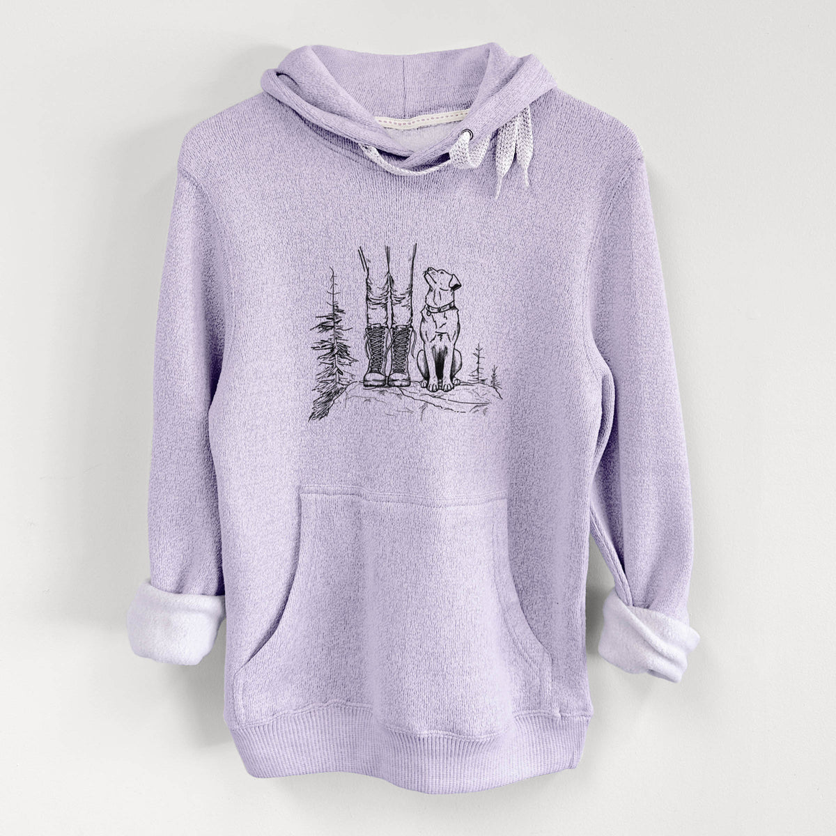 Trail Companions - Hiking with Dogs - Knit Hoodie