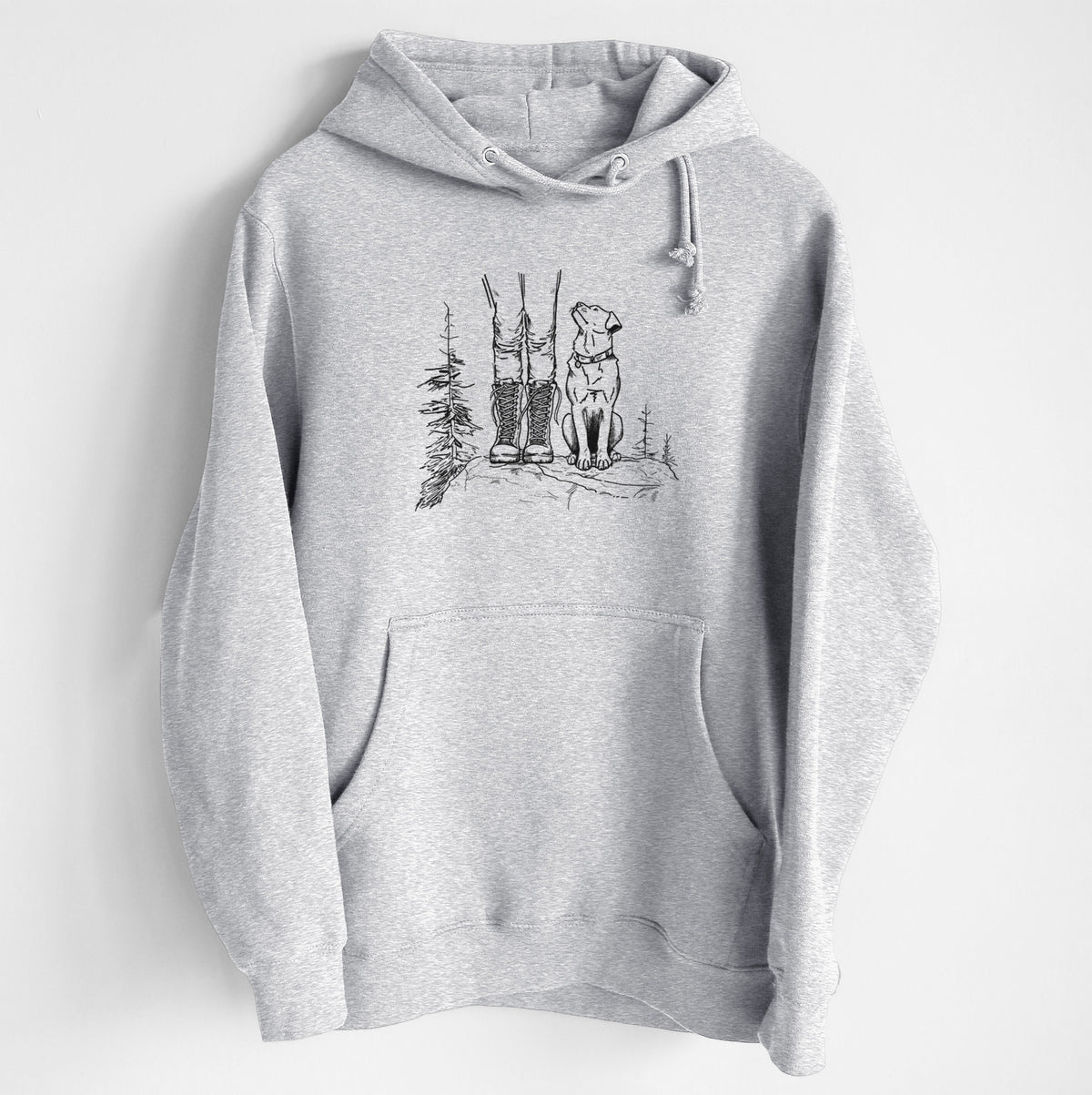 Trail Companions - Hiking with Dogs - Heavyweight Fleece Hoodie