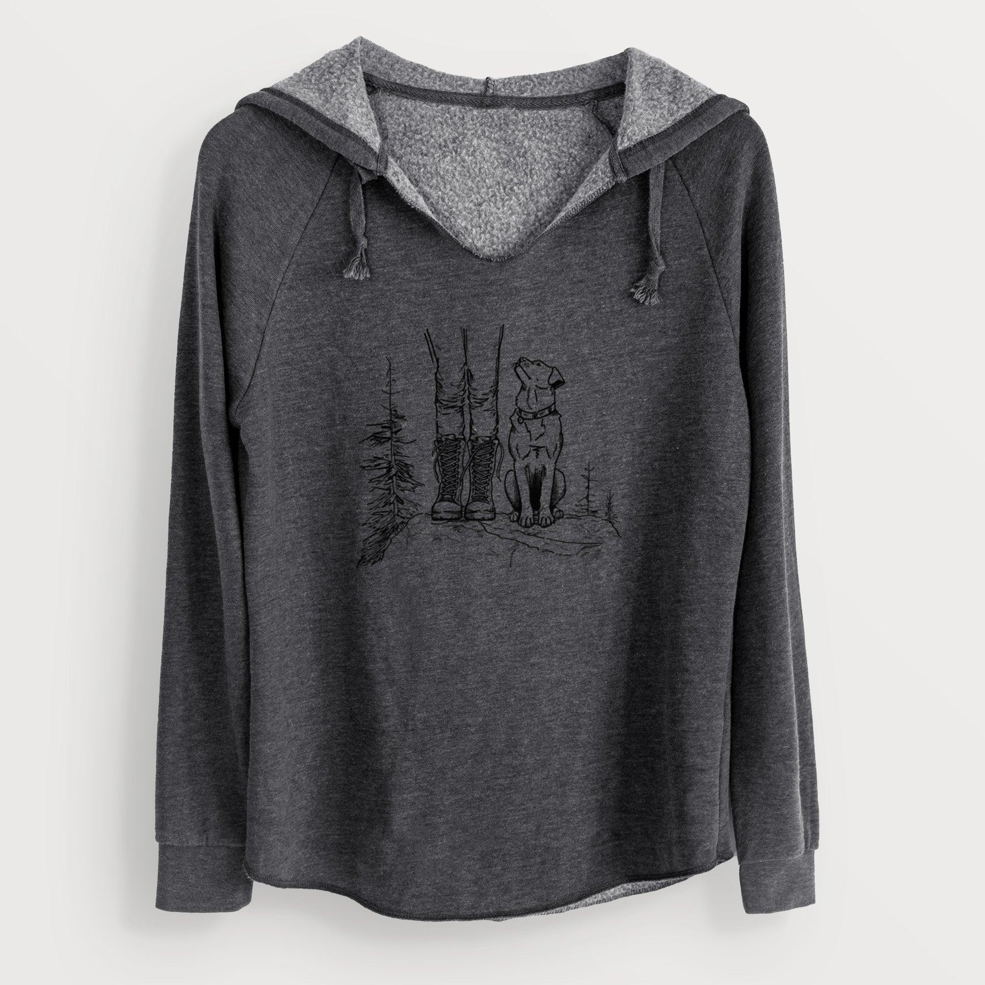 Trail Companions - Hiking with Dogs - Cali Wave Hooded Sweatshirt