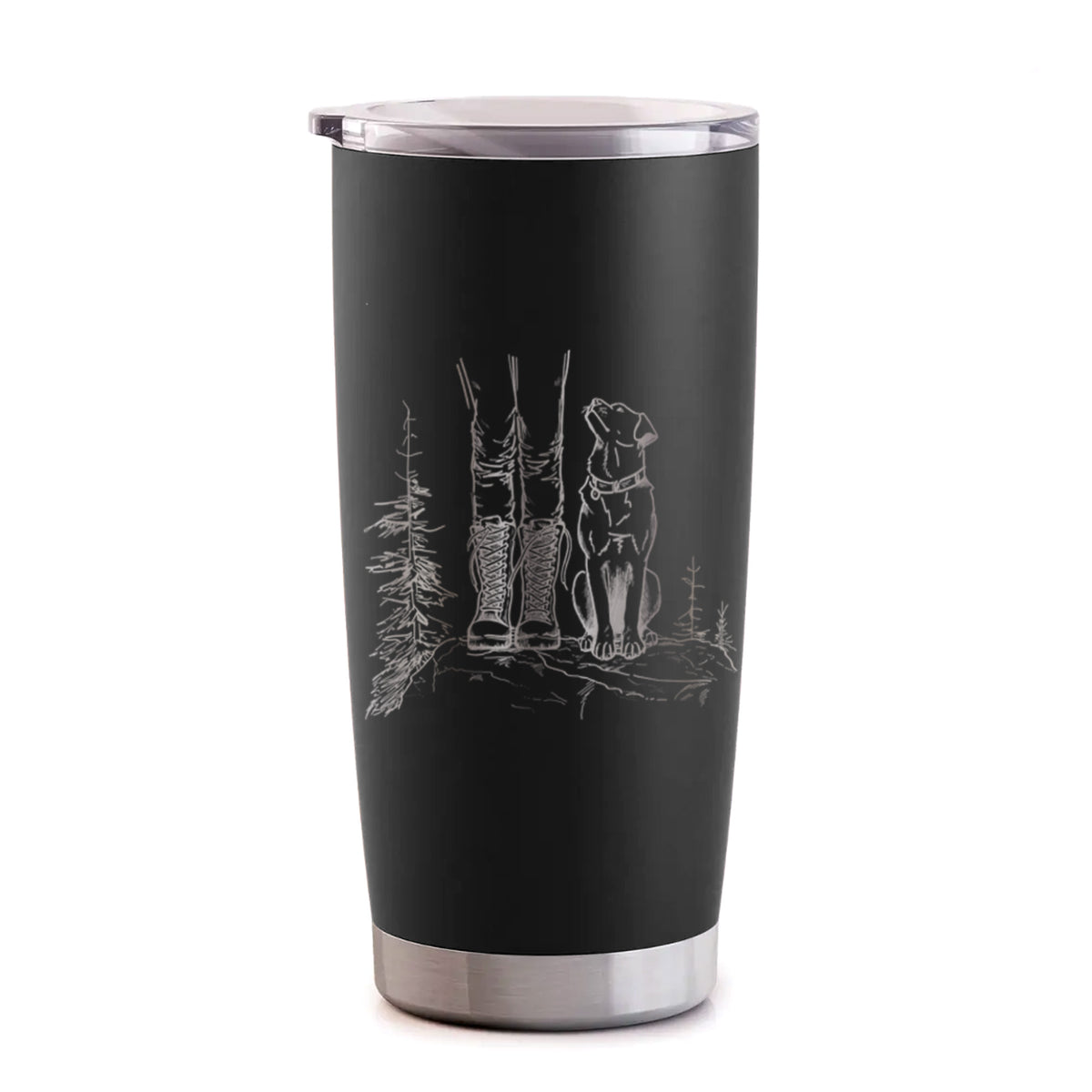 Trail Companions - Hiking with Dogs - 20oz Polar Insulated Tumbler