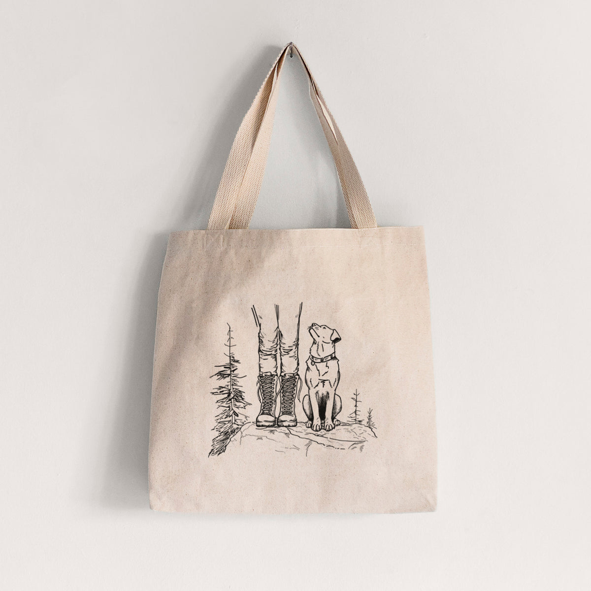 Trail Companions - Hiking with Dogs - Tote Bag