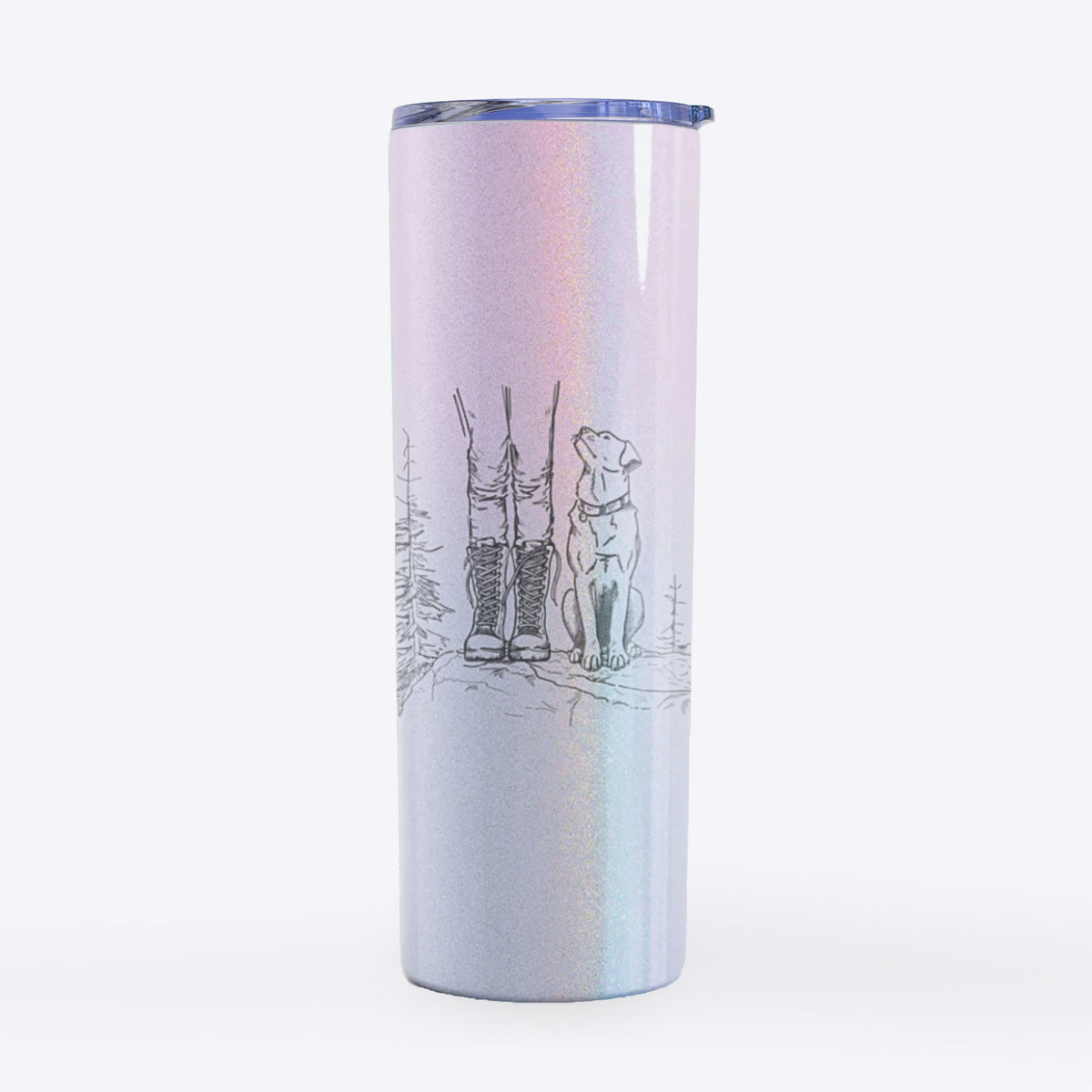 Trail Companions - Hiking with Dogs - 20oz Skinny Tumbler