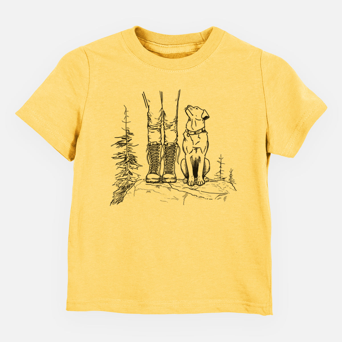 Trail Companions - Hiking with Dogs - Kids Shirt