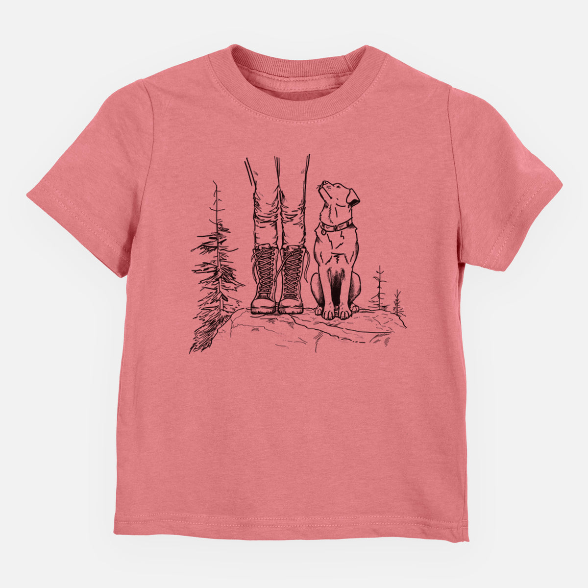Trail Companions - Hiking with Dogs - Kids Shirt