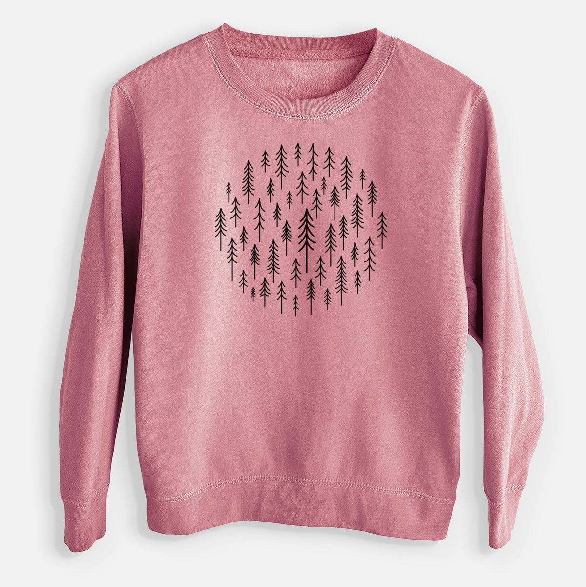 CIrcle of Trees - Youth Lightweight Crewneck Sweatshirt