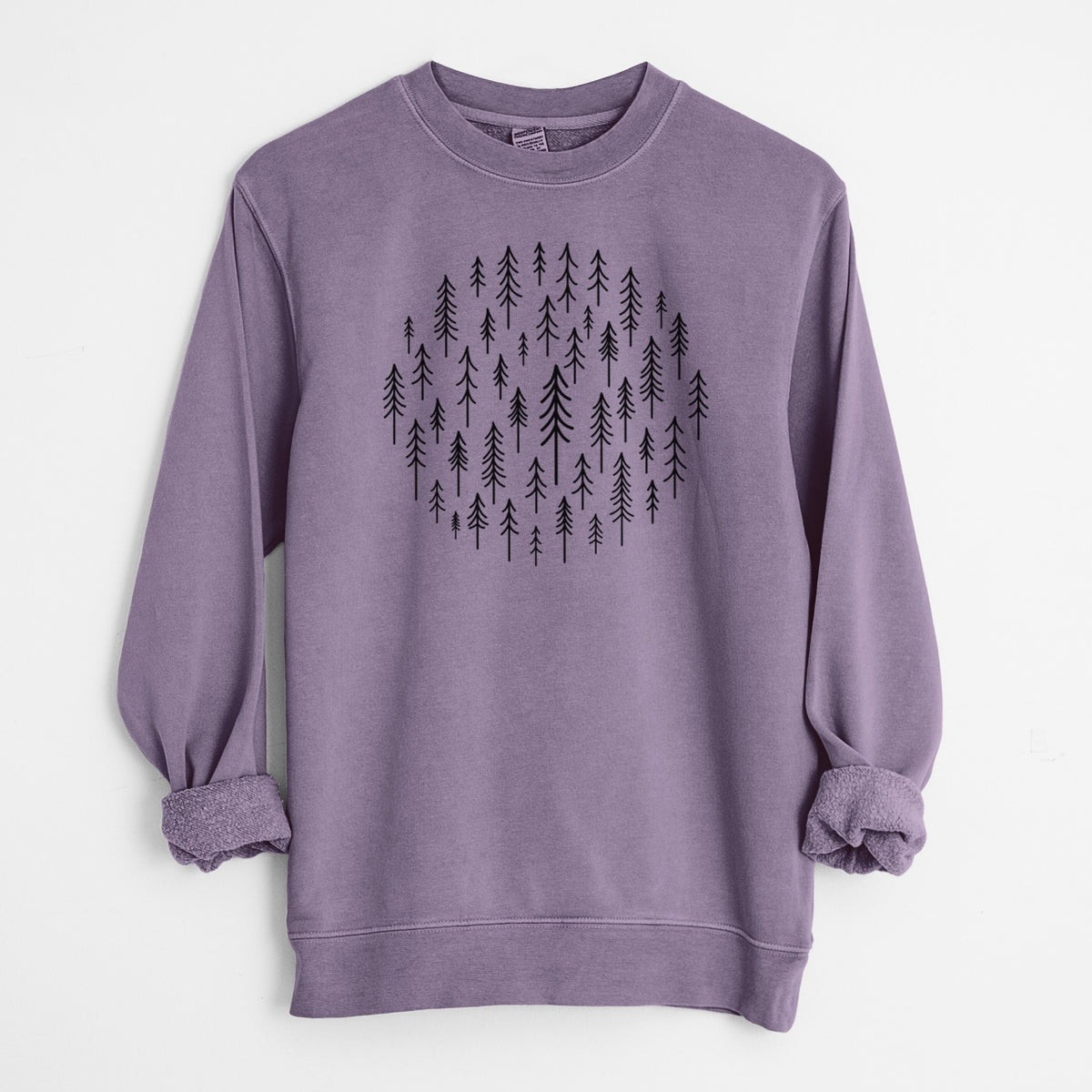 CIrcle of Trees - Unisex Pigment Dyed Crew Sweatshirt