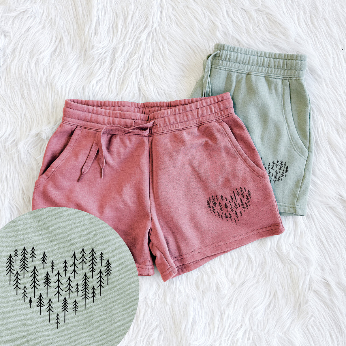 Heart of Trees - Women&#39;s Cali Wave Shorts