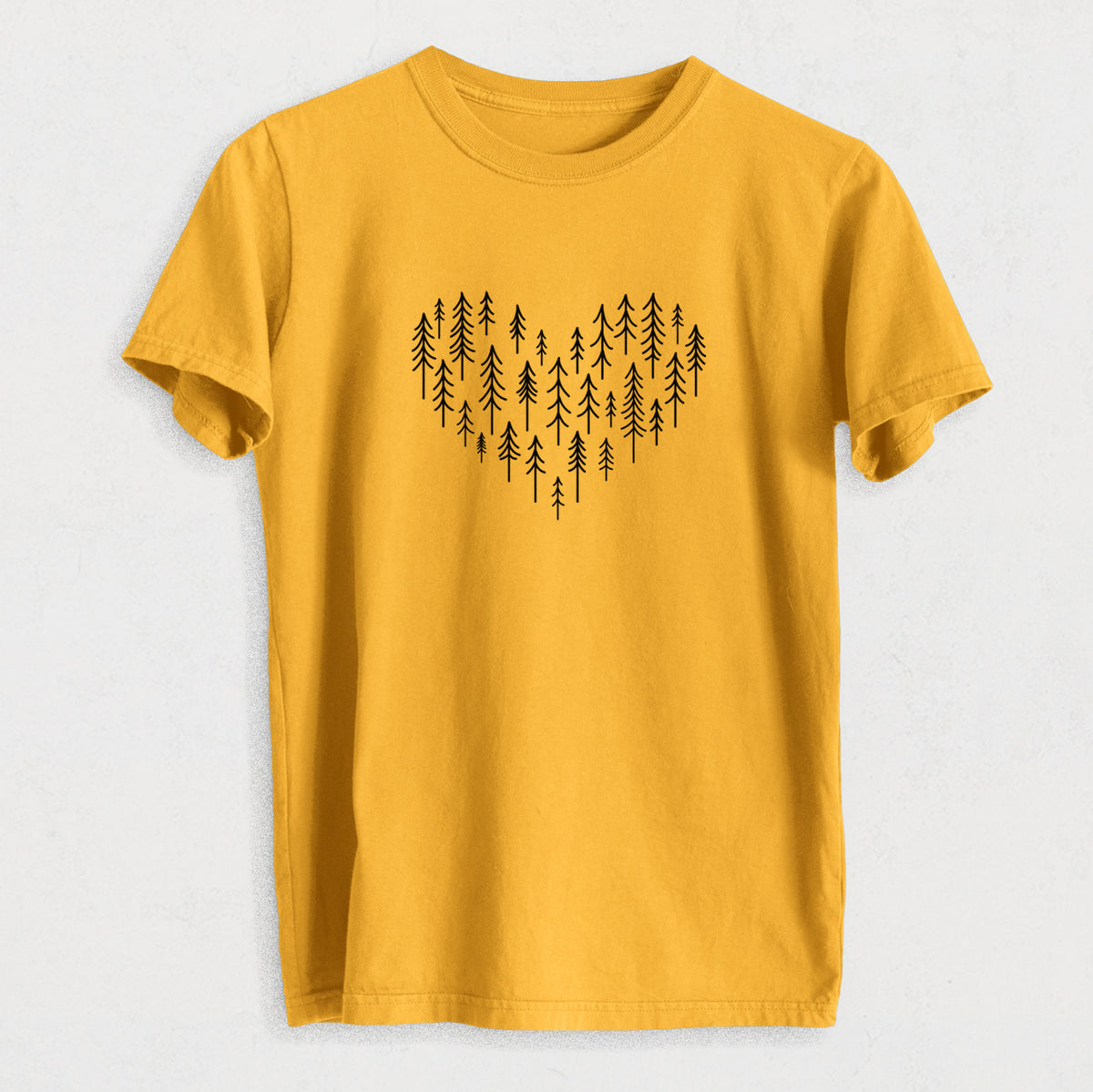 Heart of Trees - Heavyweight Men&#39;s 100% Organic Cotton Tee