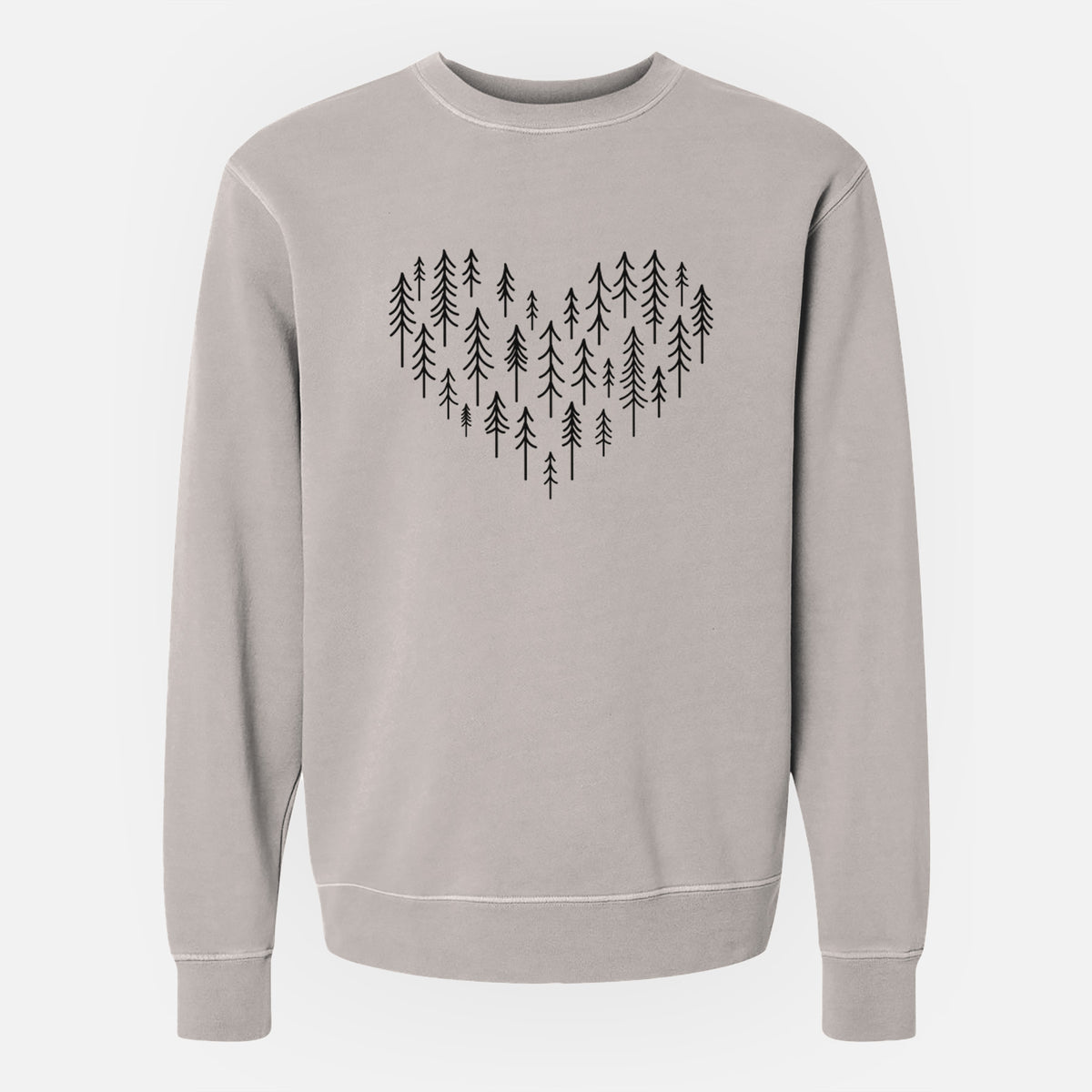 Heart of Trees - Unisex Pigment Dyed Crew Sweatshirt