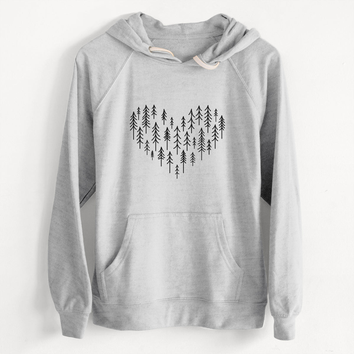 CLEARANCE - Heart of Trees  - Unisex Slim Fit Loopback Terry Hoodie