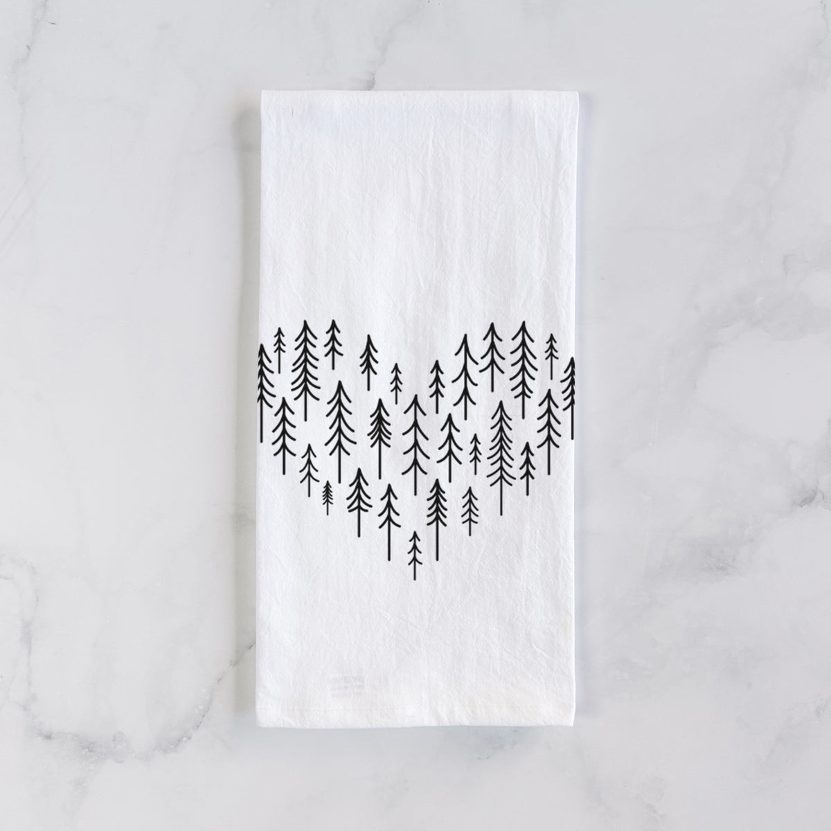 Heart of Trees Tea Towel