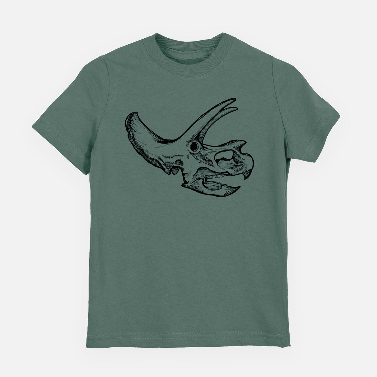 Triceratops Skull - Youth Shirt