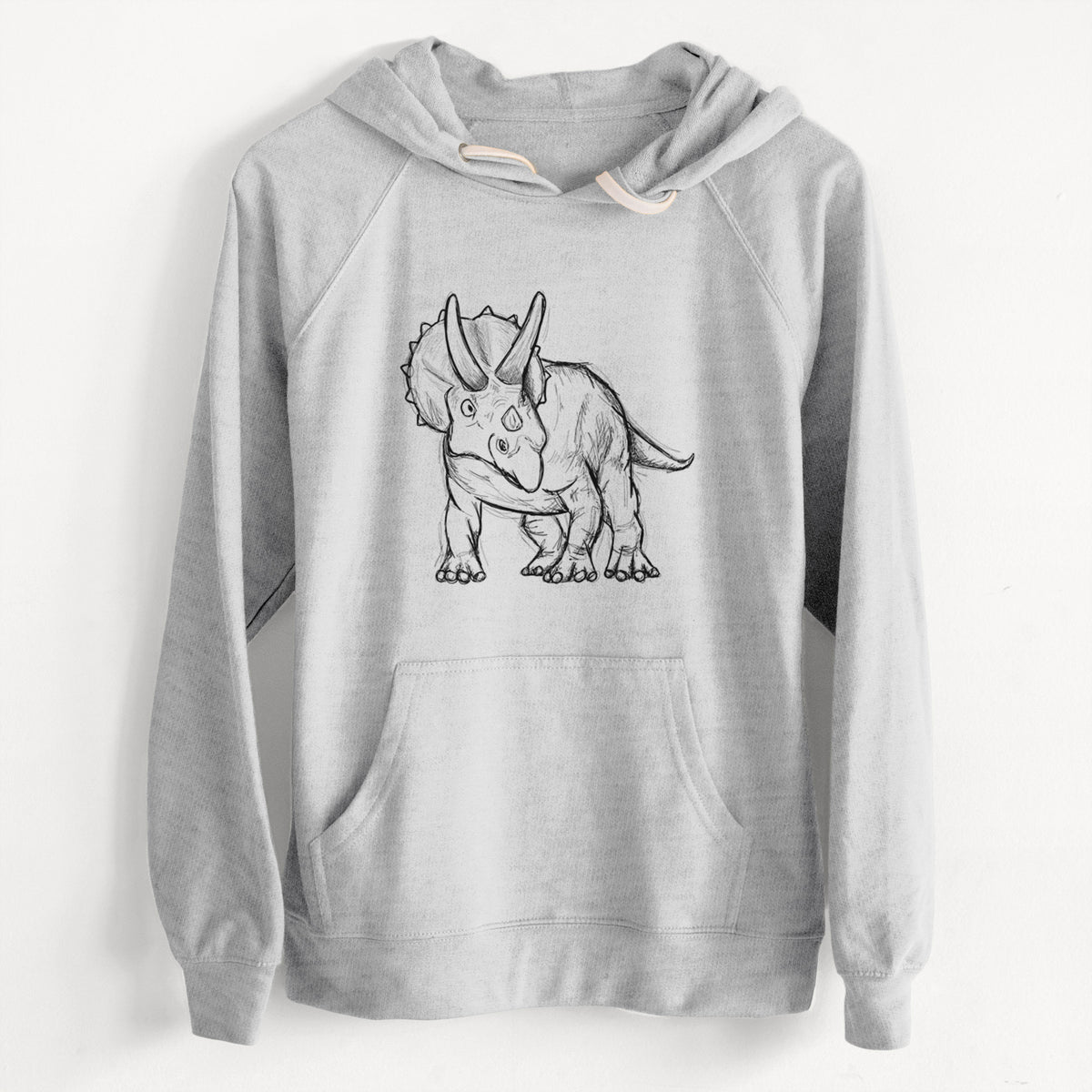 CLEARANCE - Triceratops Horridus  - Unisex Slim Fit Loopback Terry Hoodie