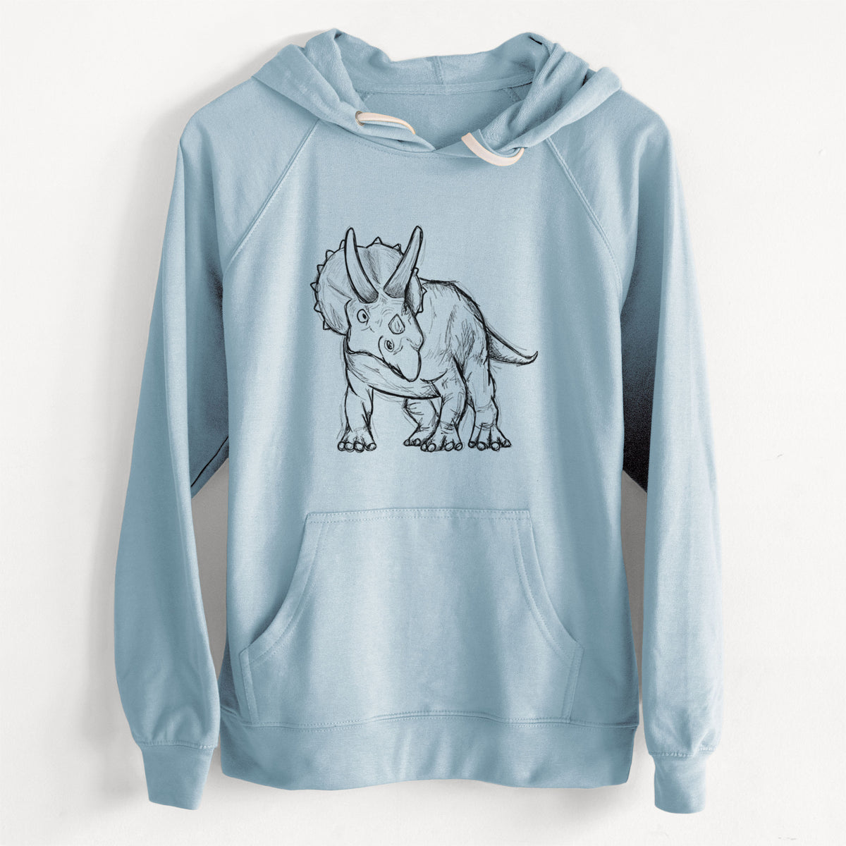 CLEARANCE - Triceratops Horridus  - Unisex Slim Fit Loopback Terry Hoodie