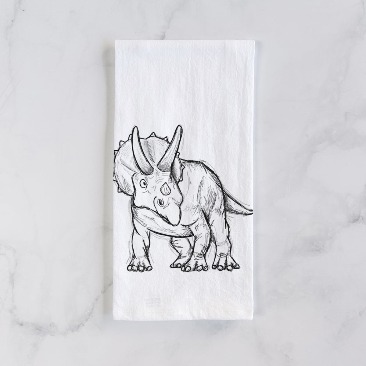Triceratops Horridus Tea Towel