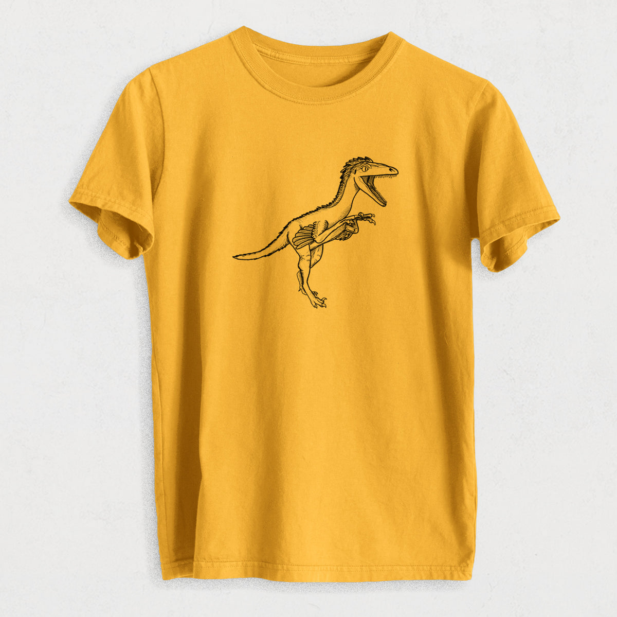 Troodon Formosus - Heavyweight Men&#39;s 100% Organic Cotton Tee