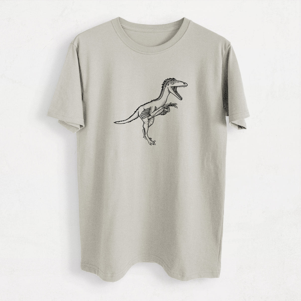 Troodon Formosus - Heavyweight Men&#39;s 100% Organic Cotton Tee