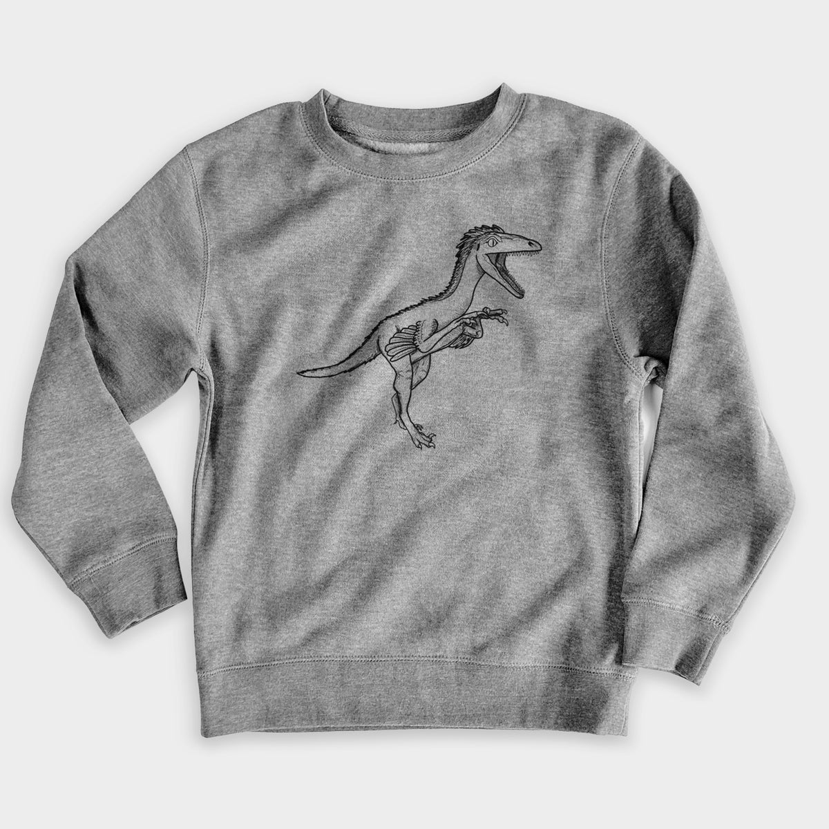 Troodon Formosus - Youth Lightweight Crewneck Sweatshirt