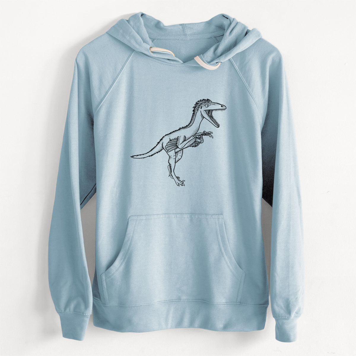 CLEARANCE - Troodon Formosus  - Unisex Slim Fit Loopback Terry Hoodie