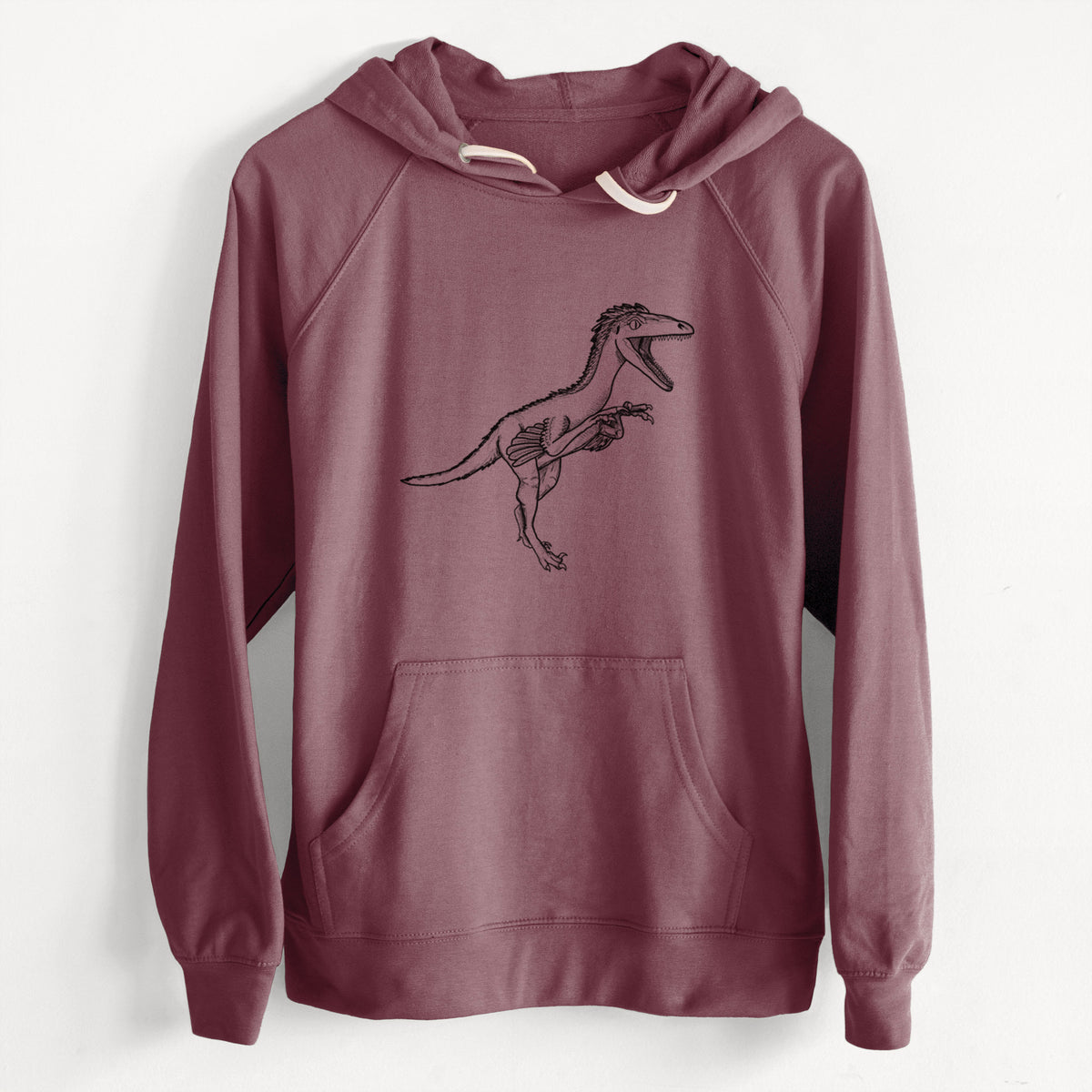 CLEARANCE - Troodon Formosus  - Unisex Slim Fit Loopback Terry Hoodie