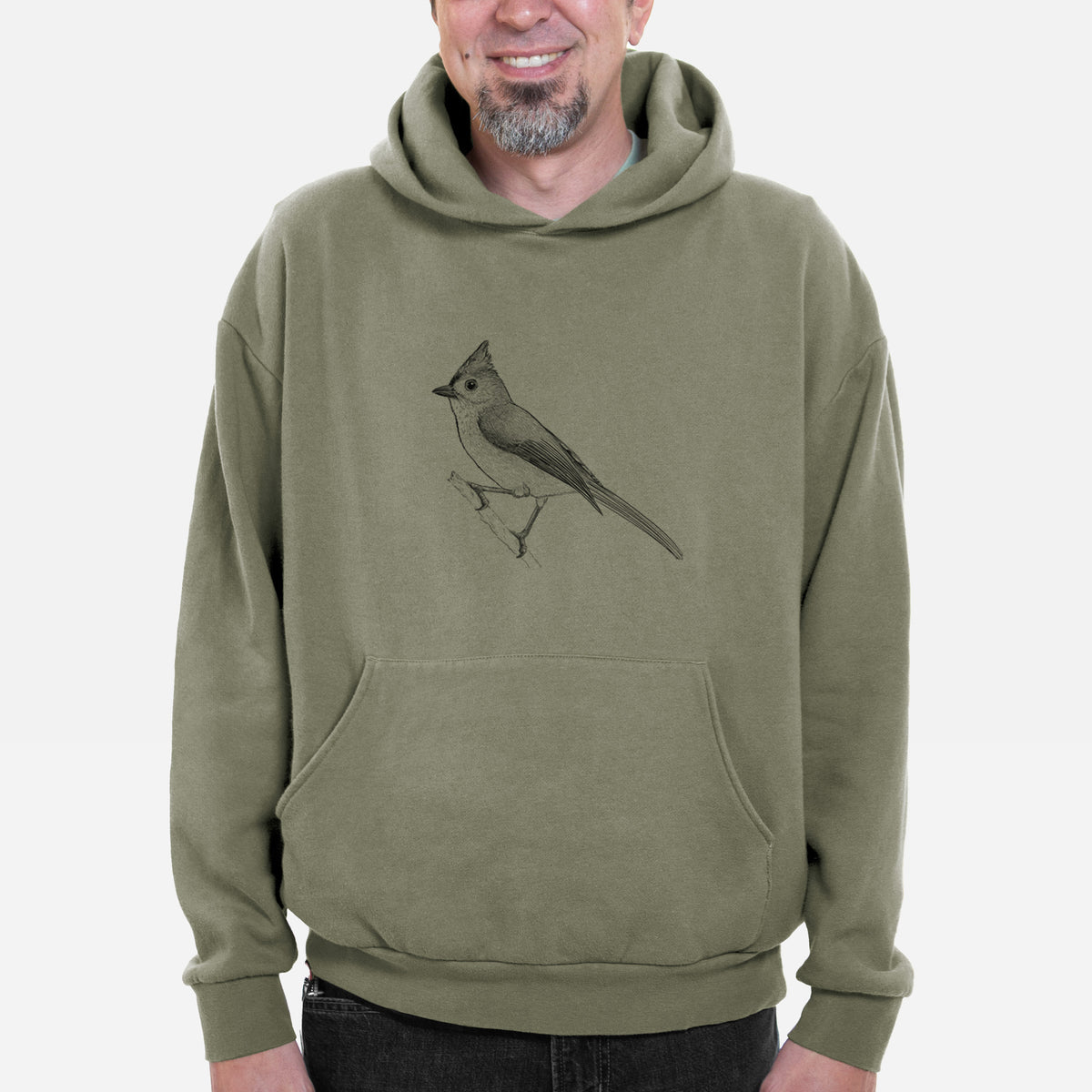 Tufted Titmouse - Baeolophus bicolor  - Bodega Midweight Hoodie