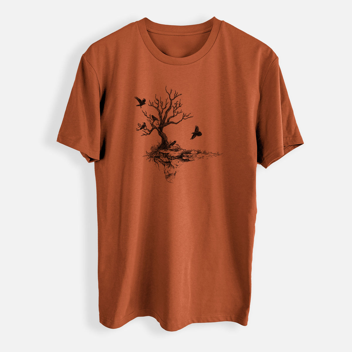 Twisted Tree with Ravens - Mens Everyday Staple Tee