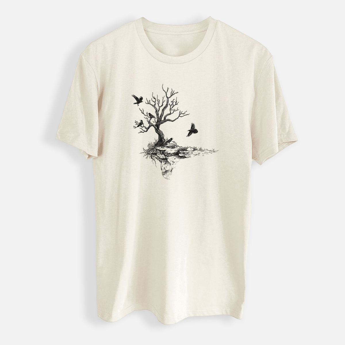 Twisted Tree with Ravens - Mens Everyday Staple Tee