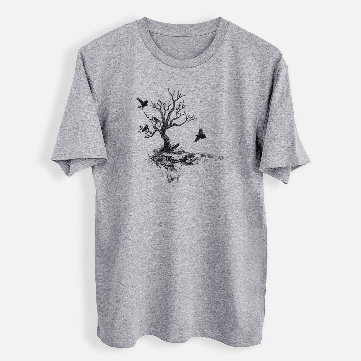 Twisted Tree with Ravens - Mens Everyday Staple Tee