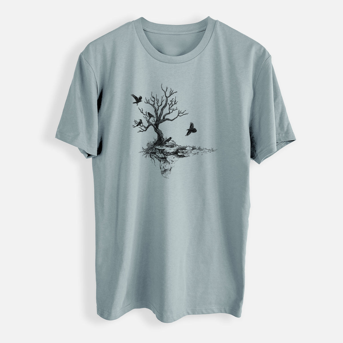 Twisted Tree with Ravens - Mens Everyday Staple Tee