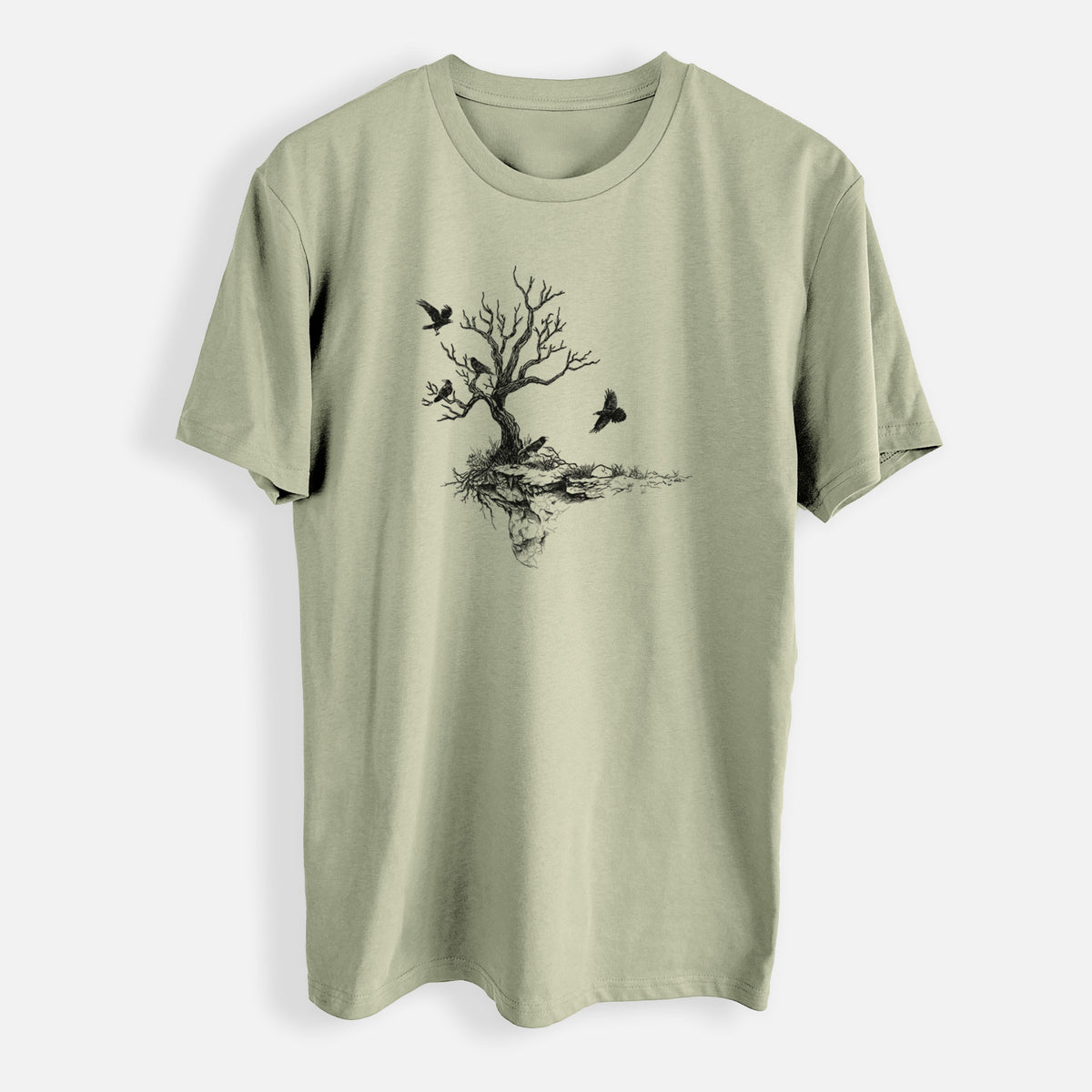 Twisted Tree with Ravens - Mens Everyday Staple Tee