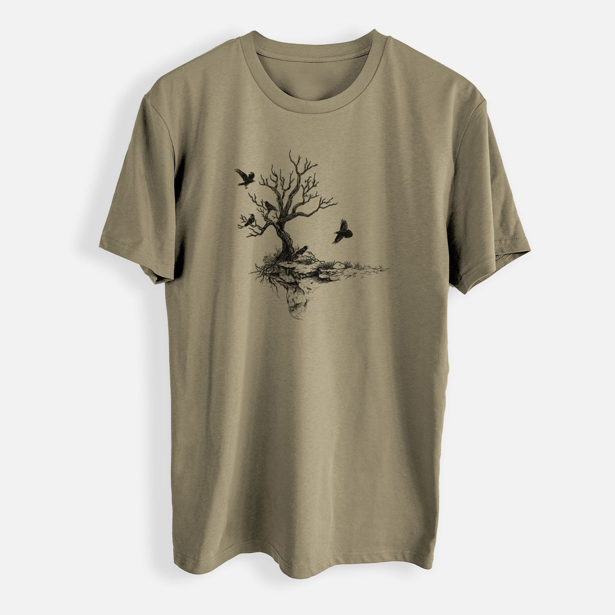 Twisted Tree with Ravens - Mens Everyday Staple Tee