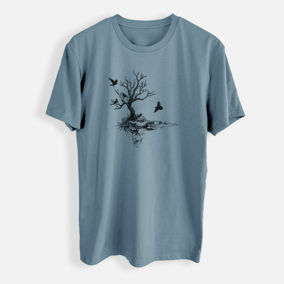 Twisted Tree with Ravens - Mens Everyday Staple Tee