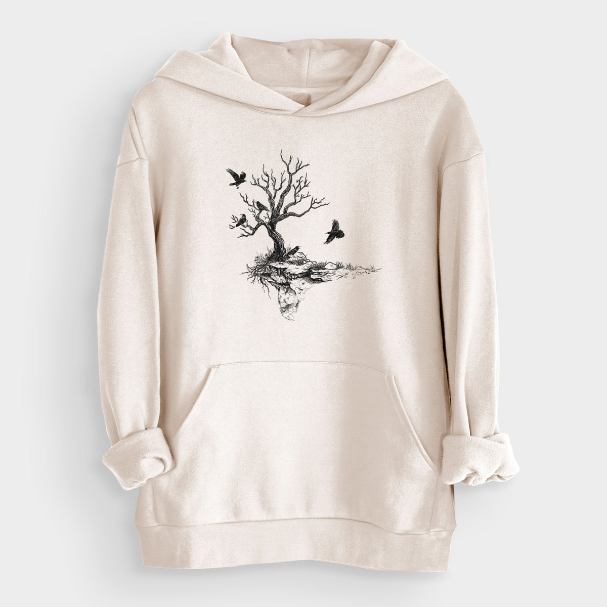 Twisted Tree with Ravens  - Bodega Midweight Hoodie