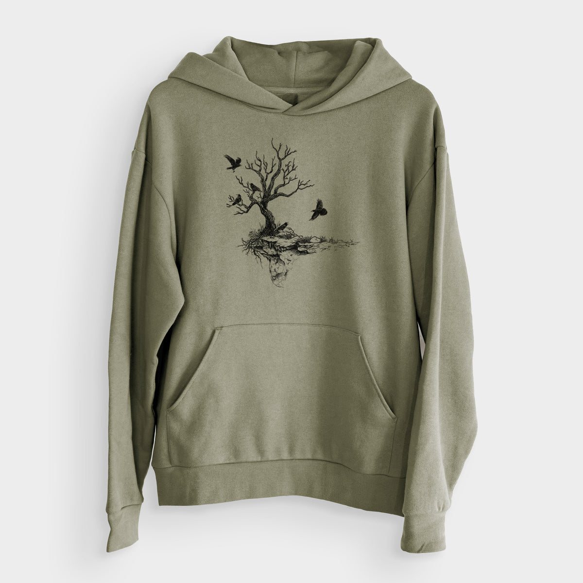 Twisted Tree with Ravens  - Bodega Midweight Hoodie